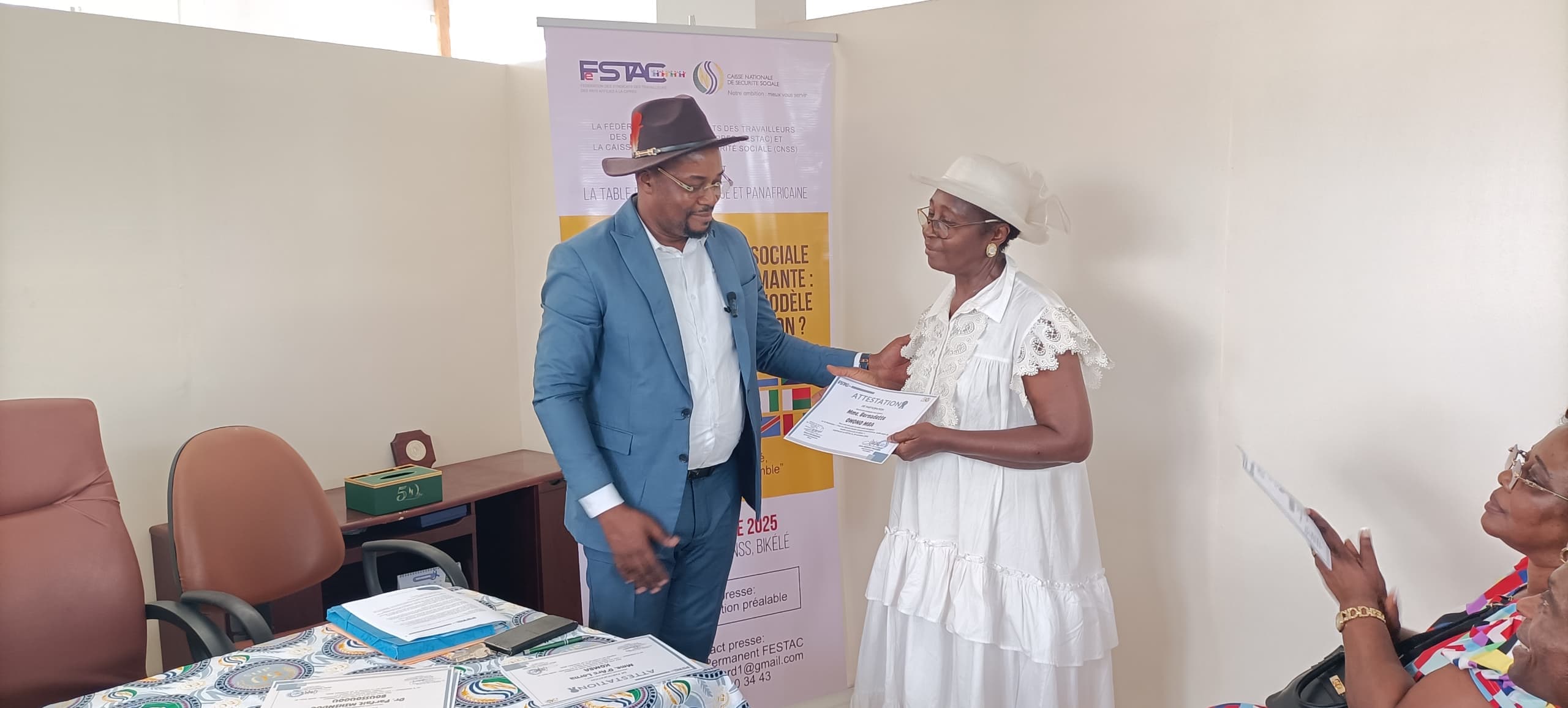 remise d'attestation