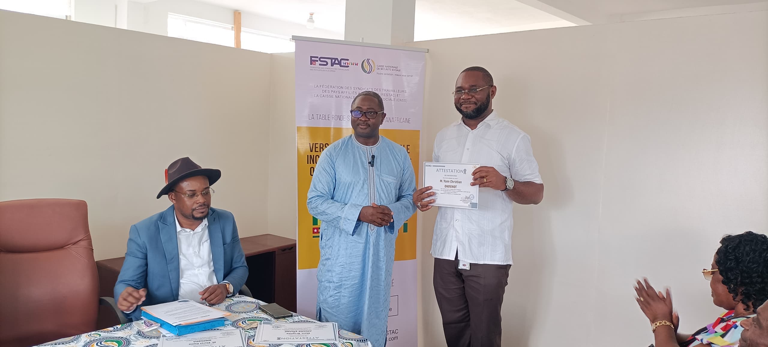 remise d'attestation