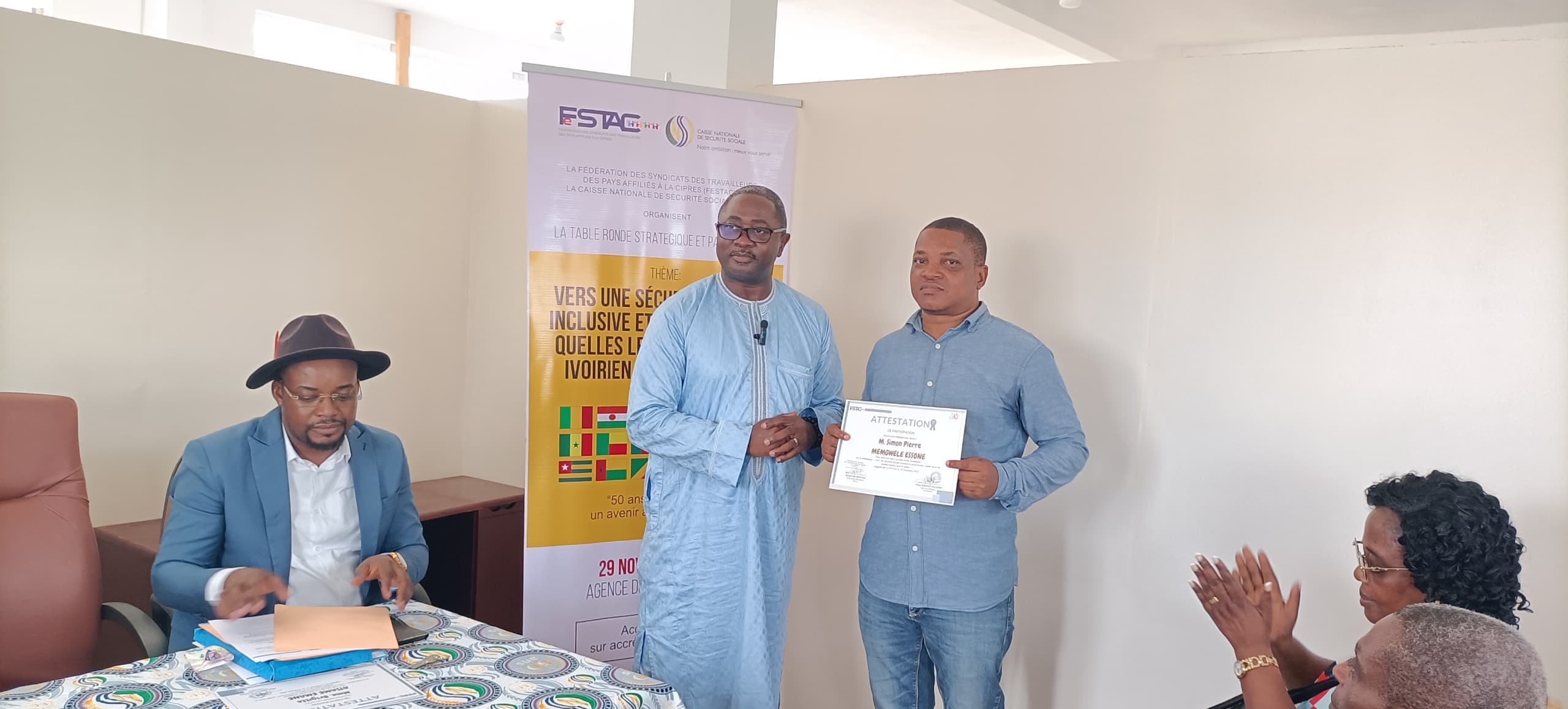 remise d'attestation